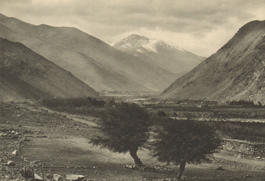 CHILE. Valle del Elqui. View from/Vista desde Rivadavia hacia el Este 1932